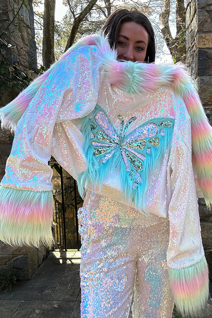 Aurora Butterfly Jacket *includes backpack straps*