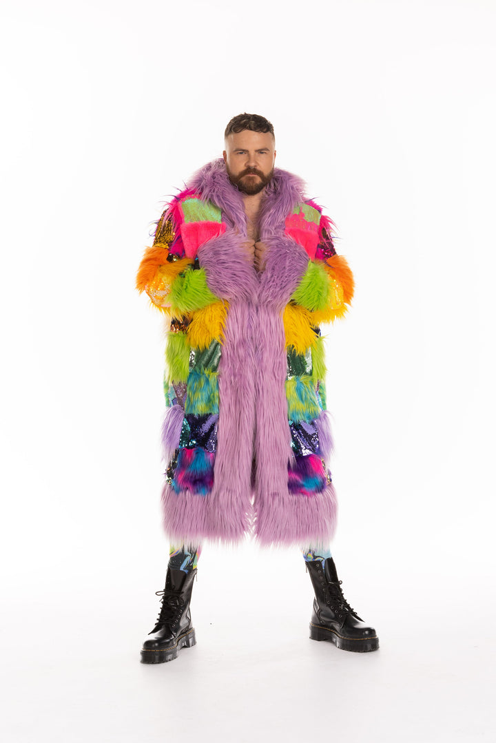 PRIDE RAINBOW PATCHWORK JACKET *ONE OF A KIND*
