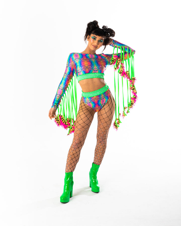 'KIDPIX' Elastic Waist Hotpants